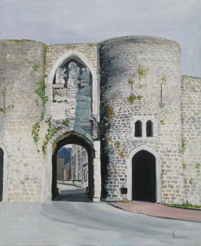 Porte des Dunes-Boulogne sur mer - Peinture - Jean-Pierre Henichart Porte des Dunes-Boulogne sur mer - Peinture - Jean-Pierre Henichart
