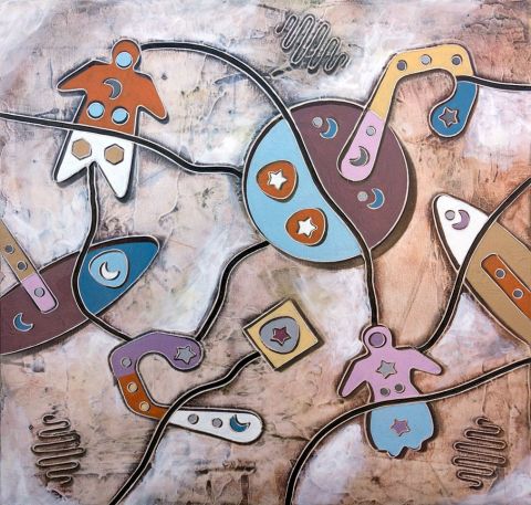 Sinapsi - Peinture - Andrea Benetti Sinapsi - Peinture - Andrea Benetti