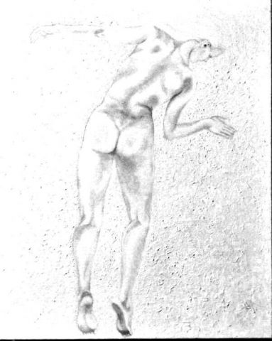 Nu Blanc - Peinture - Jean Paul COUCKE Nu Blanc - Peinture - Jean Paul COUCKE