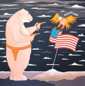 Peinture de Jideka: Non, Mr Trump, le Groenland n'est pas à vendre !
