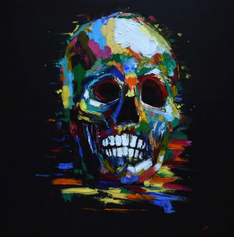 L'artiste JACQUES ROCHET - Color skull II