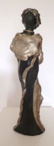 Sculpture de LYN LENORMAND: Miss 2