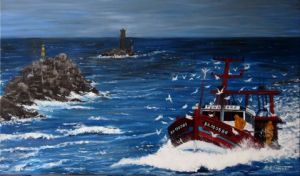 Voir cette oeuvre de Marie-Mathilde Dumont: La pêche en Mer d'Iroise