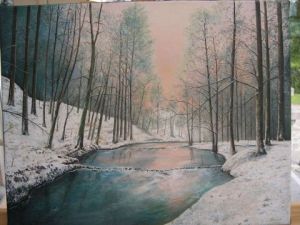 Peinture de RA FREDERICK: soleil d'hiver