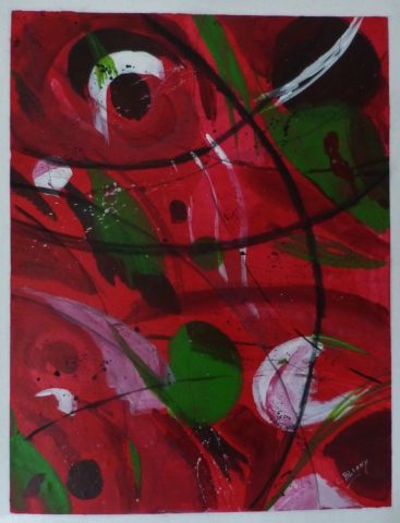 L'artiste Christian Bligny - Abstraction Végétale 1