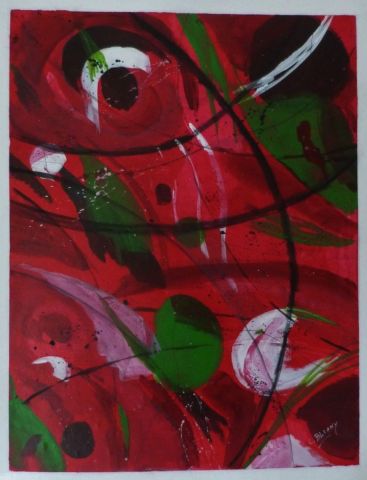 Abstraction Végétale 1 - Peinture - Christian Bligny Abstraction Végétale 1 - Peinture - Christian Bligny
