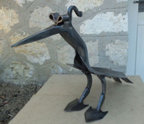 Grebe huppée - Sculpture - JORG