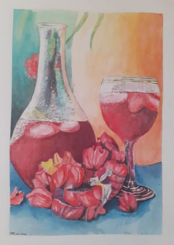 L'artiste moerfa - liqueur à l'hibiscus