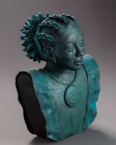 Sculpture de corinne crespi: Mariane