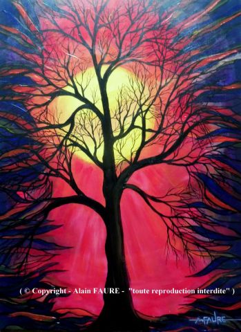 L'ARBRE NOIR - Peinture - ALAIN FAURE L'ARBRE NOIR - Peinture - ALAIN FAURE