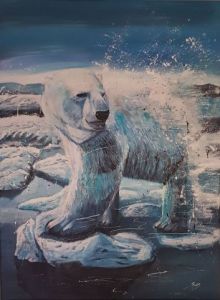 Voir cette oeuvre de sandrine richalet: ours polaire