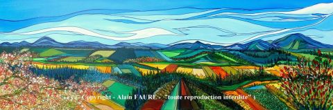 L'artiste ALAIN FAURE - AUTOMNE EN PROVENCE