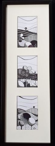 Triptyque 3 - Dessin - Marie-Pierre JAN Triptyque 3 - Dessin - Marie-Pierre JAN