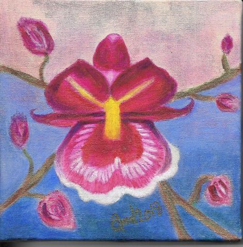 L'orchidé - Peinture - ISHTATR