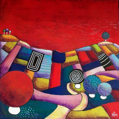 Le petit chemin - Peinture - Marie-Pierre JAN Le petit chemin - Peinture - Marie-Pierre JAN