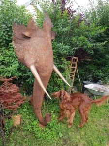 Sculpture de GRANDGI: Elephant