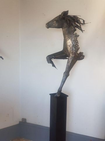 Cheval galot - Sculpture - GRANDGI