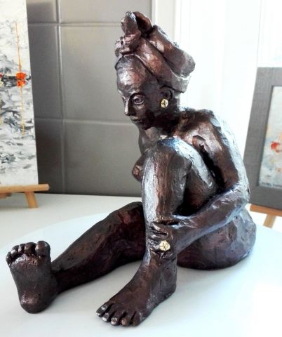 L'Africaine - Sculpture - Meryl QUIGUER