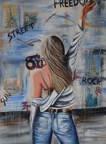 L'artiste sandrine richalet - the street