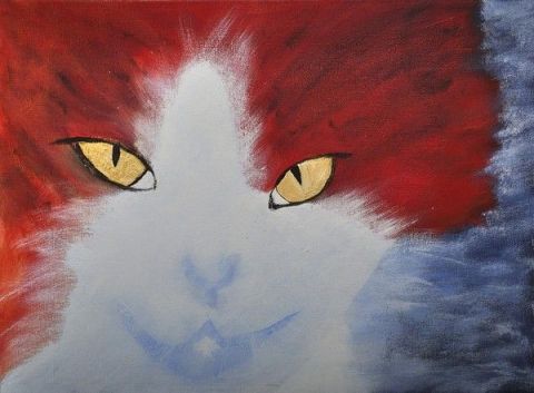 Le chat - Peinture - GilL