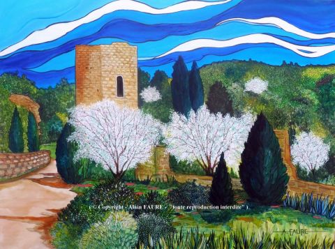 L'artiste ALAIN FAURE - BELVEDERE AUX AMANDIERS L'artiste ALAIN FAURE - BELVEDERE AUX AMANDIERS