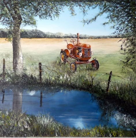 L'artiste mister58 - le tracteur rouillé