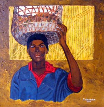 L'artiste jackie - malgache aux oranges