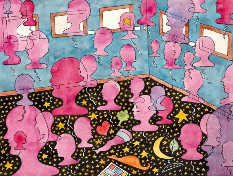 Le Touriste - Peinture - Sandro Cocco Le Touriste - Peinture - Sandro Cocco