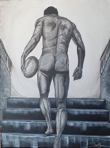 L'artiste johann mastil - rugby sensuel