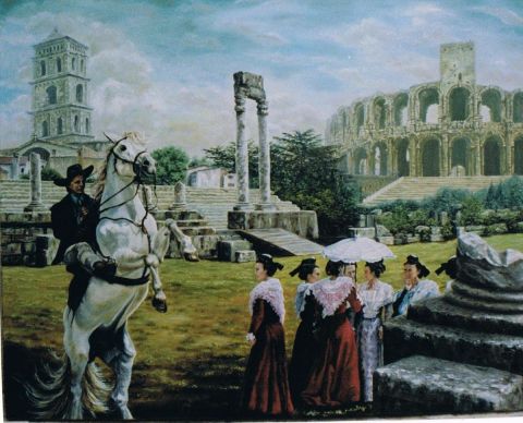 L'artiste enio - COMPOSITION SUR ARLES L'artiste enio - COMPOSITION SUR ARLES