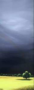 Peinture de Pittsenzo: Orage à l'horizon