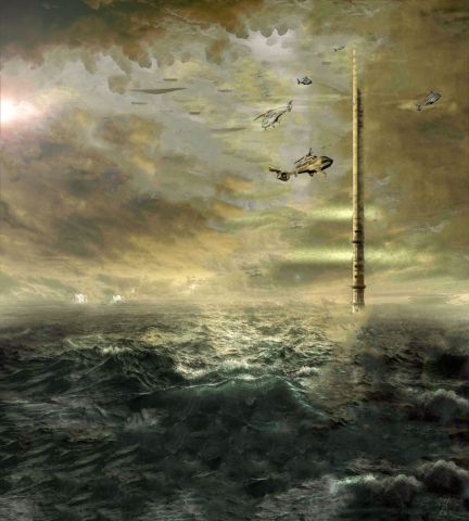 L'artiste Jean Levant - Le phare de Dyardyn L'artiste Jean Levant - Le phare de Dyardyn