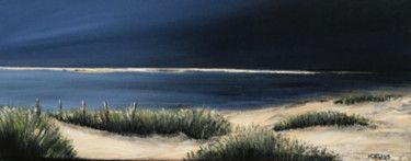 Orage sur la dune du Gallouneys - Peinture - Pittsenzo