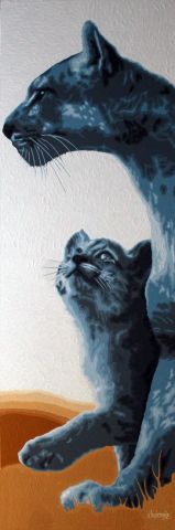 Confiance Complicité Protection - Peinture - guionie jean Confiance Complicité Protection - Peinture - guionie jean