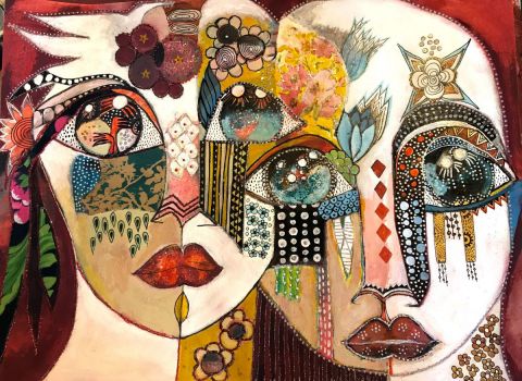 Fleurs sauvages - Peinture - CAROLE JEULIN Fleurs sauvages - Peinture - CAROLE JEULIN