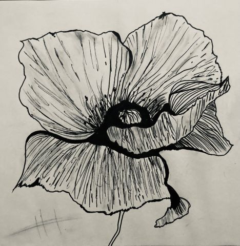 L'artiste HK  - En fleur.