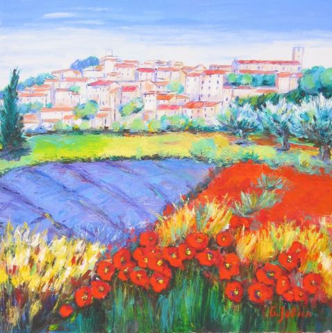 L'artiste Ginette JULLIEN - village de provence