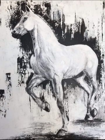 Élégance d'un jour - Peinture - Caroline Crochet Élégance d'un jour - Peinture - Caroline Crochet