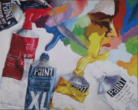 Au couteau - Peinture - Pierre ROUANNE Au couteau - Peinture - Pierre ROUANNE