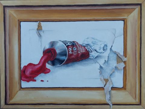 Peinture : Caisse américaine - Pierre ROUANNE Peinture : Caisse américaine - Pierre ROUANNE