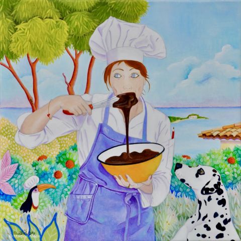 L'artiste martine alison - PALETTE DE DOUCEURS L'artiste martine alison - PALETTE DE DOUCEURS