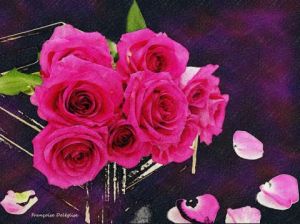 Art_numerique de Françoise DELEGLISE: les roses