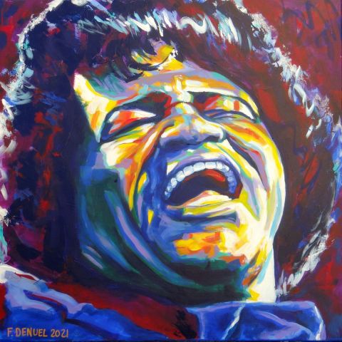 James Brown - Peinture - FRANCK DENUEL James Brown - Peinture - FRANCK DENUEL