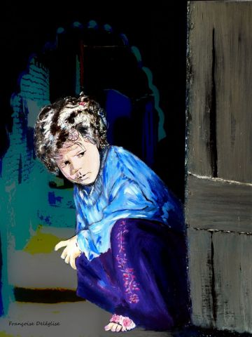 L'artiste Françoise DELEGLISE - L'enfant du Sikkhim