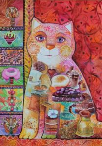 Voir cette oeuvre de OXANA ZAIKA: Café chat