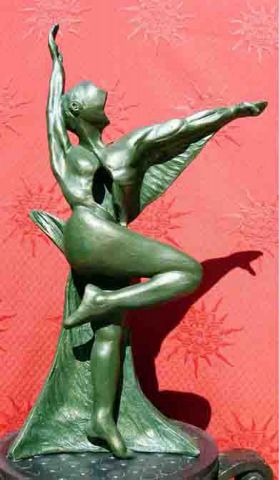 Homme Oiseau - Sculpture - Joseee-Christine