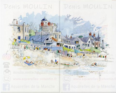 la braserie - Peinture - denis moulin la braserie - Peinture - denis moulin