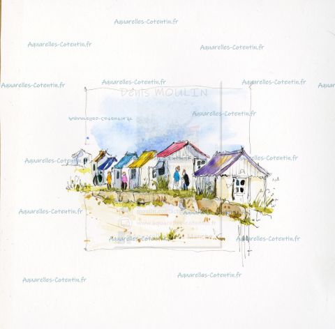 or47-2727-balade aux cabines..jpg - Peinture - denis moulin or47-2727-balade aux cabines..jpg - Peinture - denis moulin