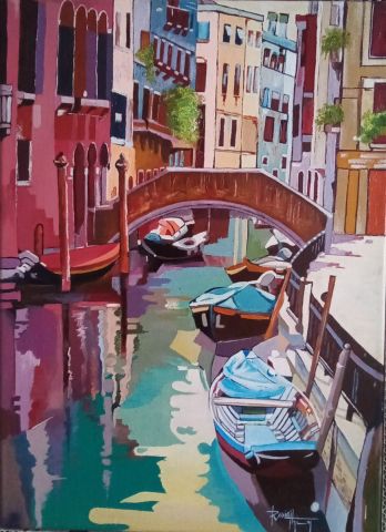 Venise - Peinture - Thierry REGIS