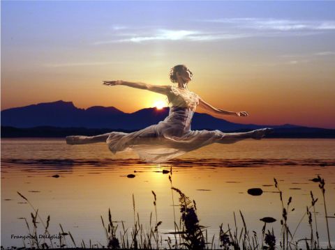 soleil de minuit - Art numerique - Françoise DELEGLISE soleil de minuit - Art numerique - Françoise DELEGLISE